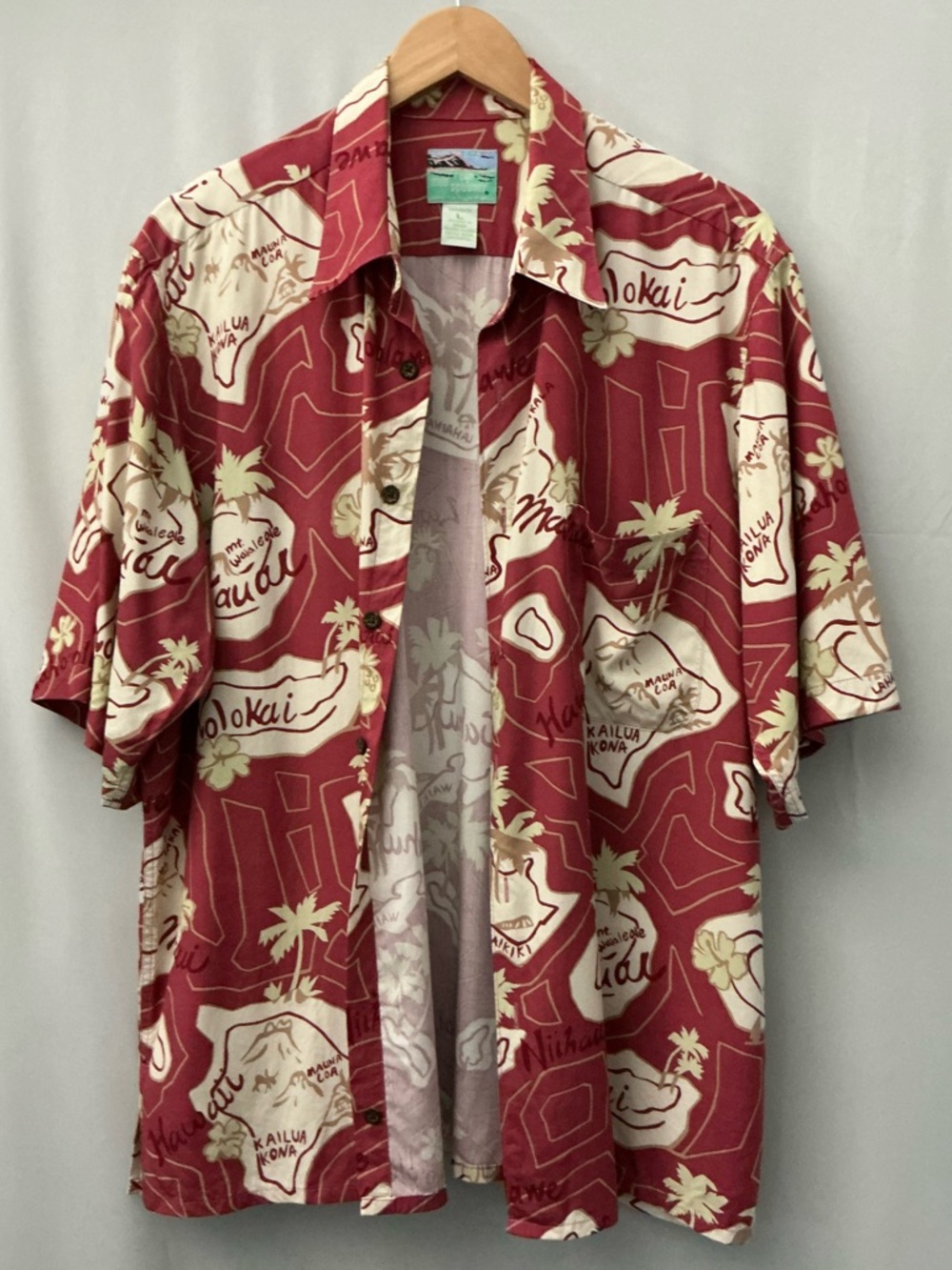 Reyn Spooner Men's Hawaiian Shirt Size L